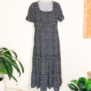 Maxi dress black large